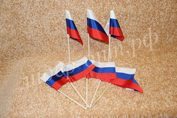 Флажок "Россия" на деревянной палочке