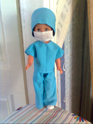 Костюм для куклы "Хирург"
