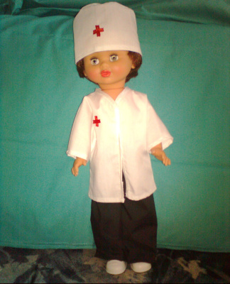 Костюм для куклы "Доктор"