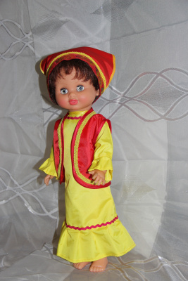 Татарский национальный костюм для куклы