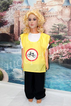 Жилет ПДД Движение на велосипедах запрещено