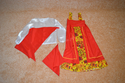 Детский костюм для танцев Матрешка 2