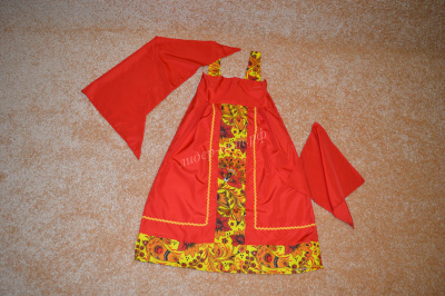 Детский костюм для танцев Матрешка 2